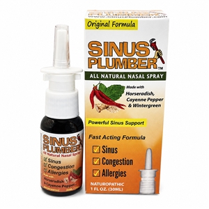 sinus plumber pepper nasal spray cayenne capsicum nasal spray