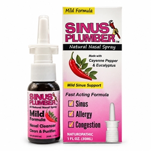 sinus plumber mild pepper nasal spray capsicum formula