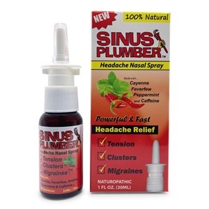 Sinus Plumber Cayenne Pepper Headache Nasal Spray